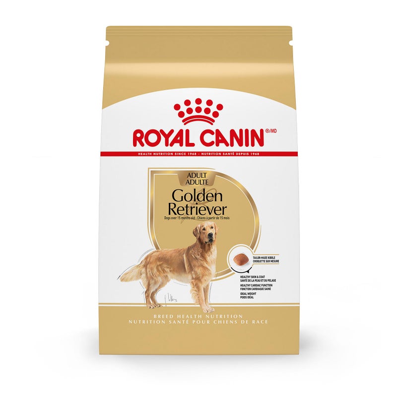Royal Canin Breed Health Nutrition Golden Retriever Adult Dry Dog Food, 17 lb Bag - Image 1
